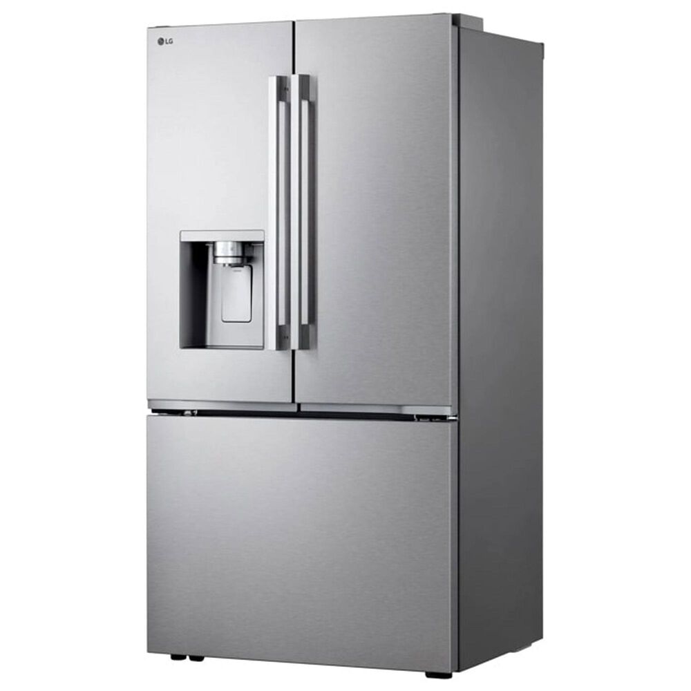 LG 23.7 Cu. Ft. 3-Door French Door Refrigerator with Zero Clearance in PrintProof Stainless Steel, , large