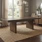 Furniture of America Virex Rectangle Extendable Dining Table in Dark Walnut, , large