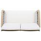 HOMLUX 2-Piece Outdoor Conversation Set with Cushions in Cream and Dark Gray, , large
