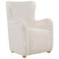 Pacific Landing Thornton Wingback Accent Chair in Ivory, , large