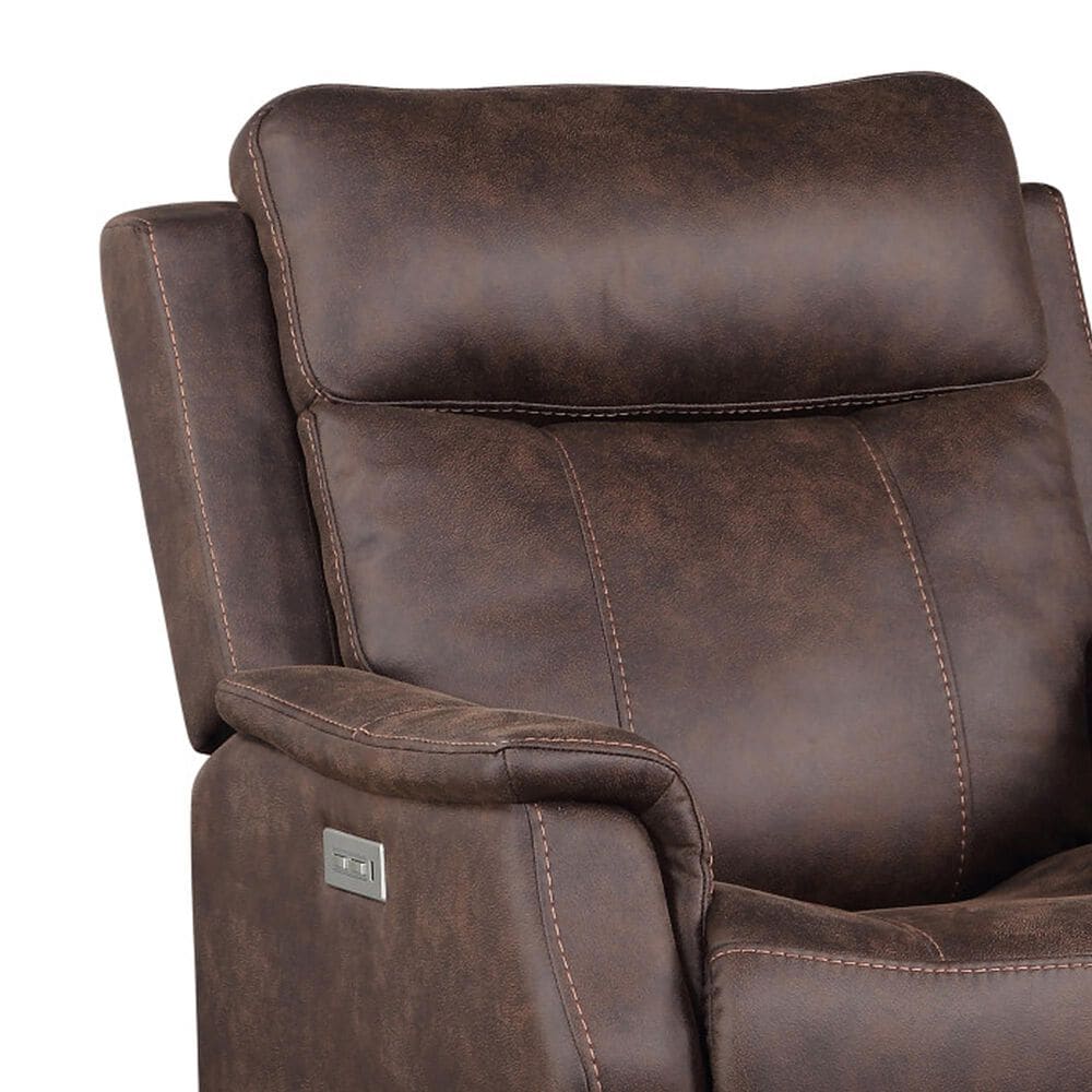 Steve Silver Valencia Dual-Power Recliner in Walnut, , large