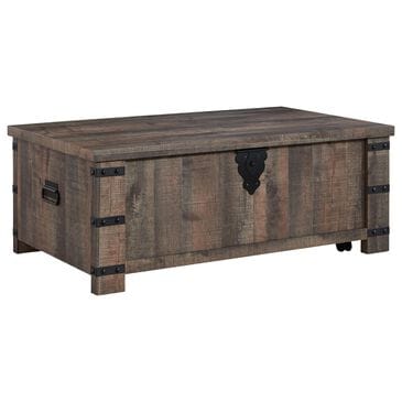 Ashley Hollum Lift-Top Coffee Table in Rustic Brown, , large