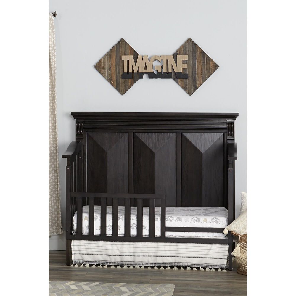 Kingsley Baby Sedona 4-In-1 Lifetime Convertible Crib in Bitter Sweet, , large