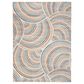 Nourison Astra Machine Washable 5"3" x 7" Ivory and Multicolor Area Rug, , large