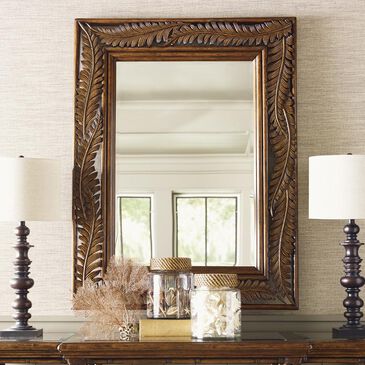 Tommy Bahama Home Bali Hai Seabrook Landscape Mirror in Warm Brown, , large