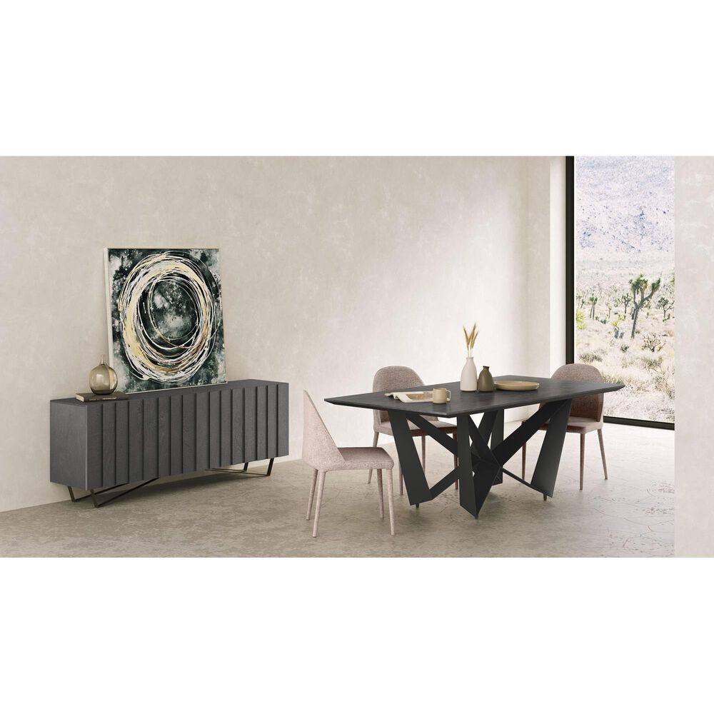 Moe&#39;s Home Collection Brolio Sideboard in Charcoal Grey and Black, , large