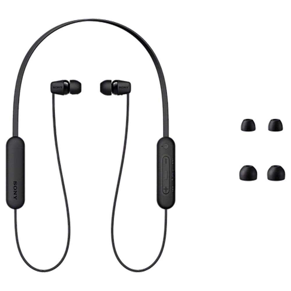 Sony WI-C100 Wireless In-ear Headphones - Black, , large