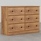 Lemoore Essentials 45" 6-Drawer Dresser Only in Saratoga Pine, , large
