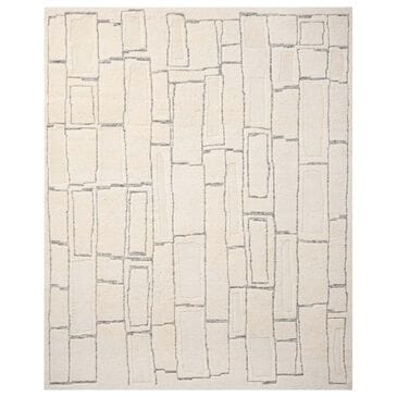 Loloi Octavia 7"9" x 9"9" Ivory and Slate Area Rug, , large