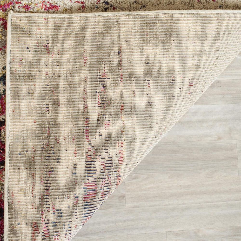 Safavieh Monaco MNC209R-5SQ 5&#39; Square Ivory/Pink Area Rug, , large