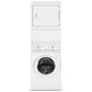 Speed Queen 3.4 Cu. Ft. Front Load Washer and 7.0 Cu. Ft. Electric Dryer Stacked Laundry in White, , large