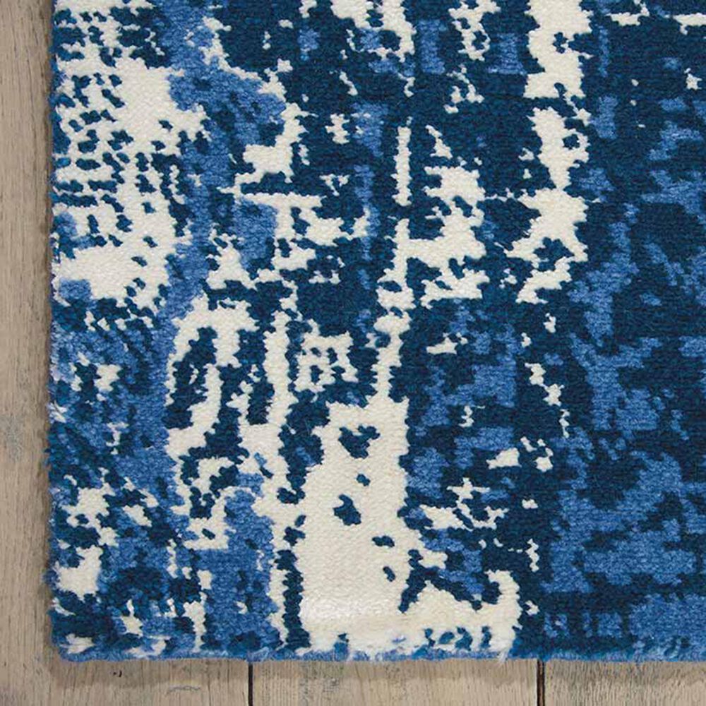 Nourison Twilight TWI24 9&#39;9&quot; x 13&#39;9&quot; Blue and Ivory Area Rug, , large