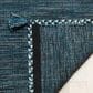 Safavieh Montauk 5" Square Blue and Black Area Rug, , large