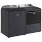 Maytag 5.2 Cu. Ft. Smart Top Load Washer and 7.4 Cu. Ft. Smart Electric Top Load Dryer Laundry Pair in Midnight Steel, , large