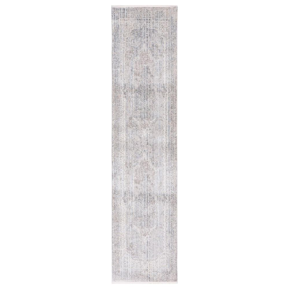 Safavieh Dream DRM425F 2" x 8" Grey and Ivory Runner, , large