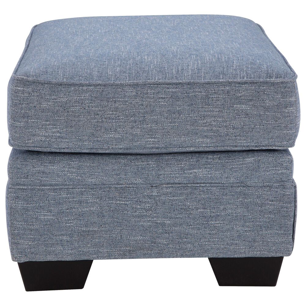 Ashley Carissa Manor Ottoman in Denim, , large
