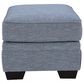 Ashley Carissa Manor Ottoman in Denim, , large