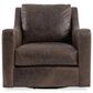 Bernhardt Ventura Swivel Chair in Brown, , large
