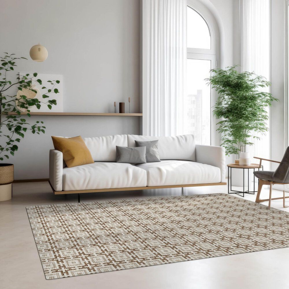 Dalyn Rug Company Marlo 10&#39; x 14&#39; Taupe Indoor/Outdoor Area Rug, , large