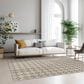 Dalyn Rug Company Marlo 10" x 14" Taupe Indoor/Outdoor Area Rug, , large