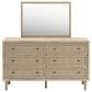 Ashley Cielden Dresser and Mirror in Two Tone, , large