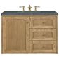 James Martin Vanities Laurent 36" Single Bathroom Vanity in Light Natural Oak with 3 cm Parisien Bleu Quartz Top and Rectangular Sink, , large