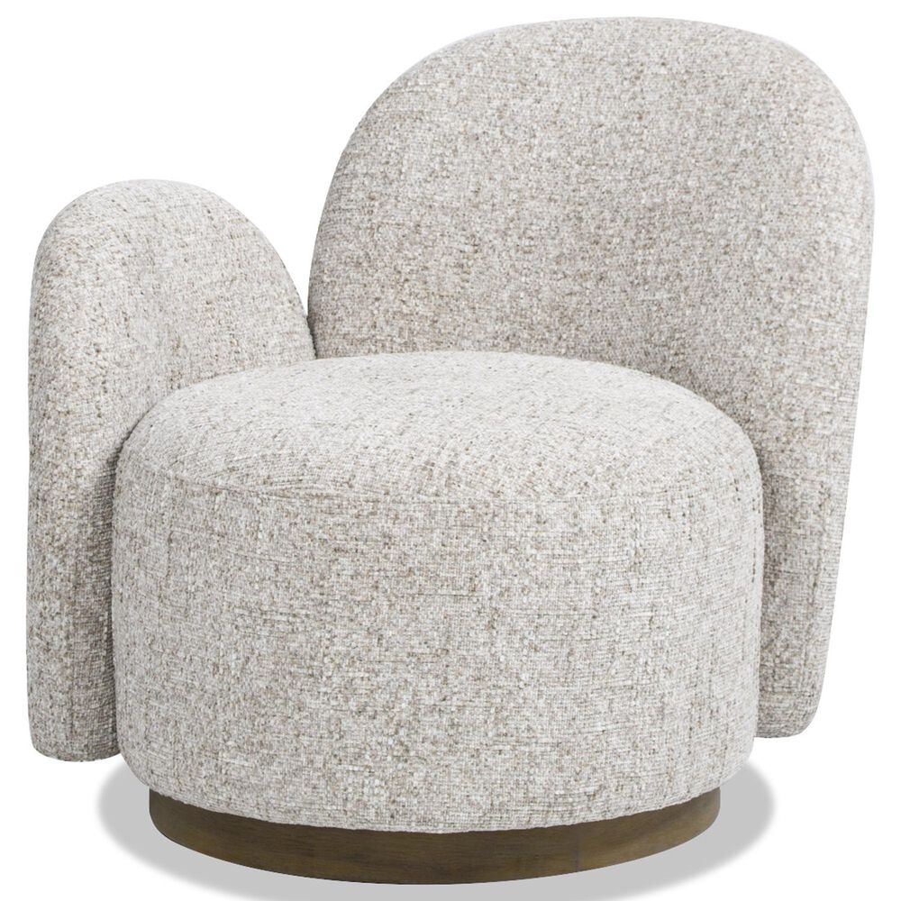 Jennifer Taylor Home Duo Left Arm Facing Swivel Accent Chair in Multi-Greige Beige, , large