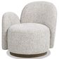 Jennifer Taylor Home Duo Left Arm Facing Swivel Accent Chair in Multi-Greige Beige, , large