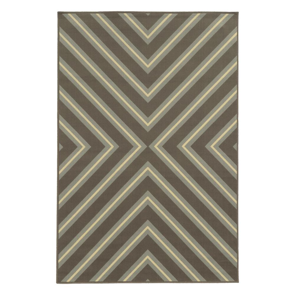 Oriental Weavers Riviera 4589D 2"5" x 4"5" Grey Area Rug, , large
