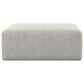 Hartsfield Tori 46" Square Cocktail Ottoman in Birch, , large