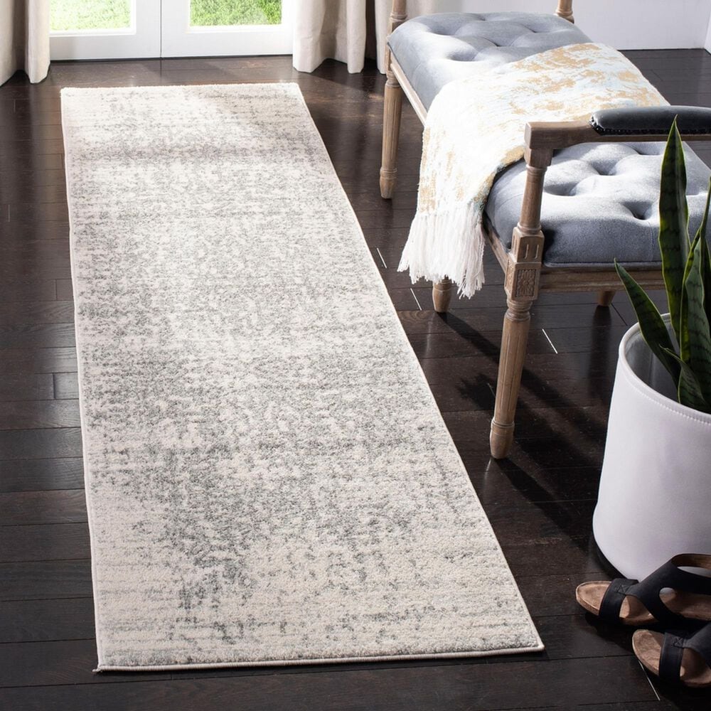 Safavieh Madison MAD603G 2&#39;3&quot; x 10&#39; Silver and Ivory Runner, , large