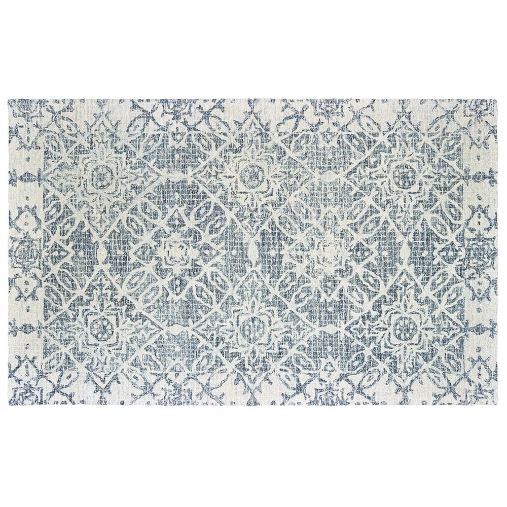 Oriental Weavers Tallavera 55603 8&#39; x 10&#39; Blue and Ivory Area Rug, , large