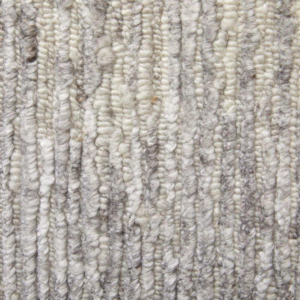 Feizy Brighton 8&#39; Round Taupe and Ivory Area Rug, , large