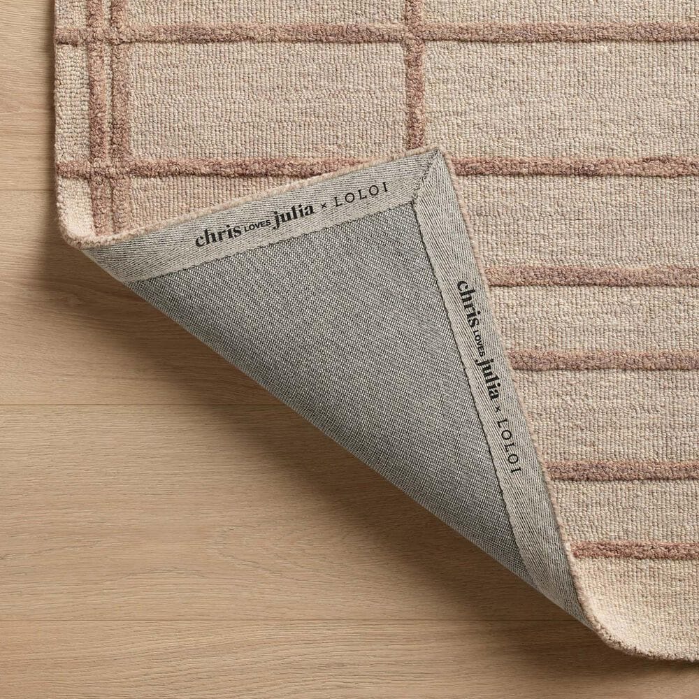 Chris Loves Julia x Loloi Bradley 7&#39;9&quot; x 9&#39;9&quot; Rose and Blush Area Rug, , large