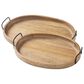Ashley Jocelyne Tray in Brown and Black (Set of 2), , large