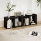 HOMLUX 4-Tier Open Shelf Display Organizer Bookcase in Blackwood, , large