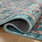Rifle Paper Co Crafted by Cloth and Company Courtyard 2" x 5" Eve Blue Runner, , large