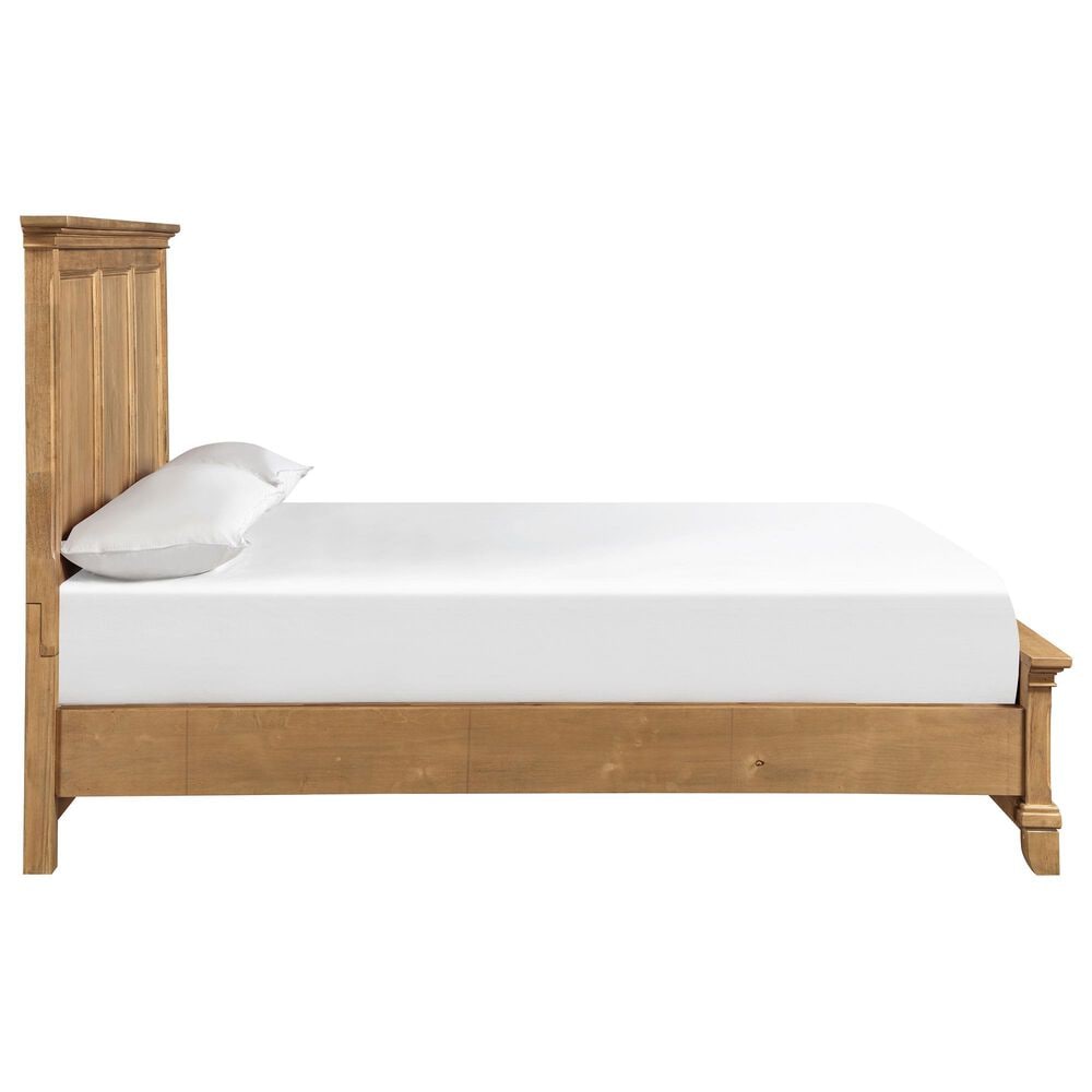 New Heritage Design Sunstone 4-Piece King Bedroom Set in Honey, , large