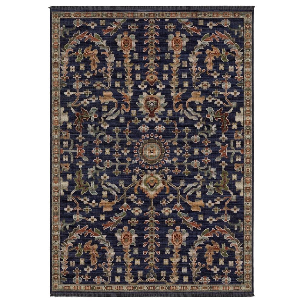 Oriental Weavers Legacy Blue and Multicolor 2" x 3" Area Rug, , large