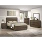 Crown Mark Kinkaid Dresser Mirror in Brown, , large