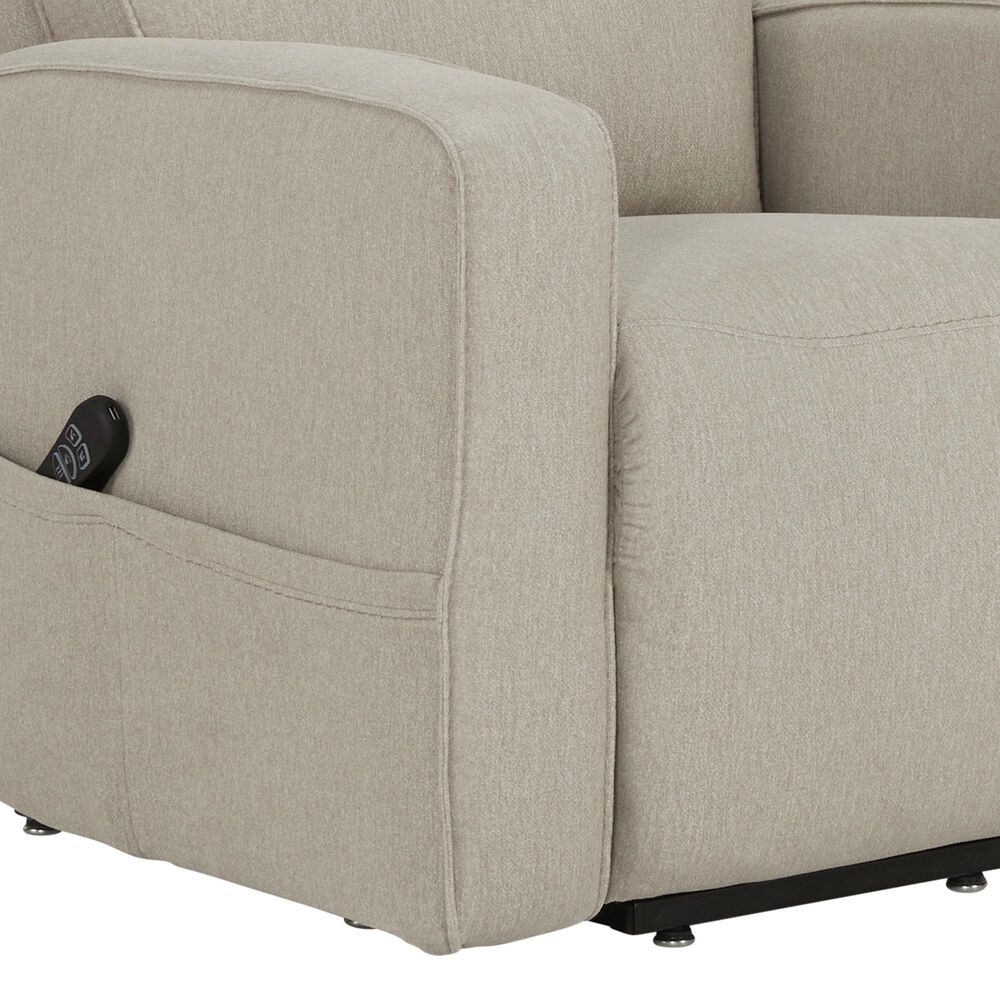 Ashley Starganza Power Lift Recliner in Smoke, , large