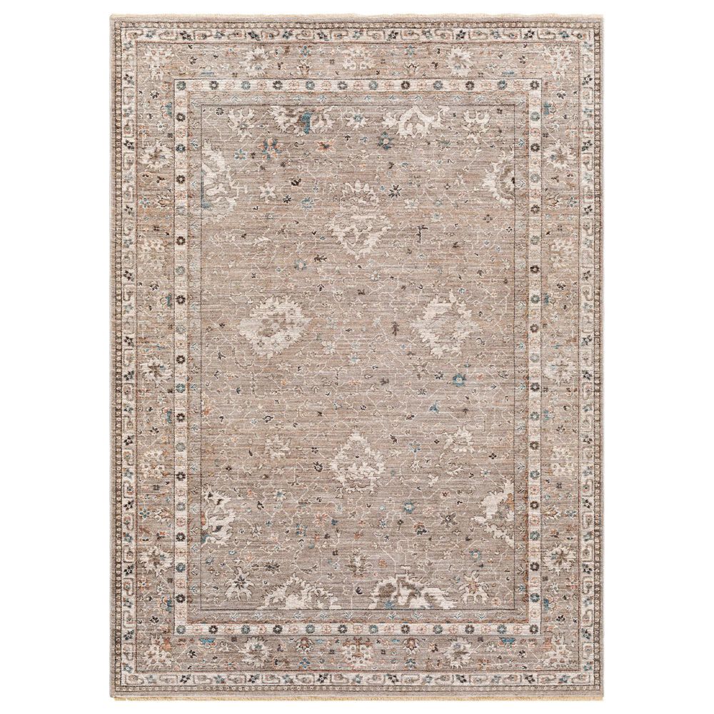 Surya Carlisle 2"11" x 10" Sage, Ivory, Pale Blue, Charcoal and Brown Runner, , large