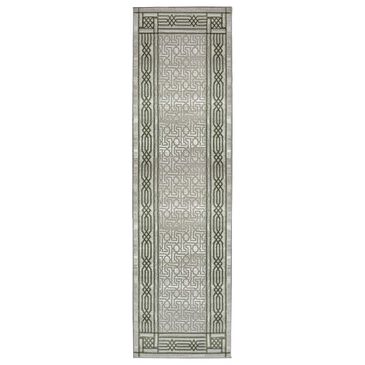 Radici USA Davide Southwestern 2"2" x 7"7" Green Area Rug, , large