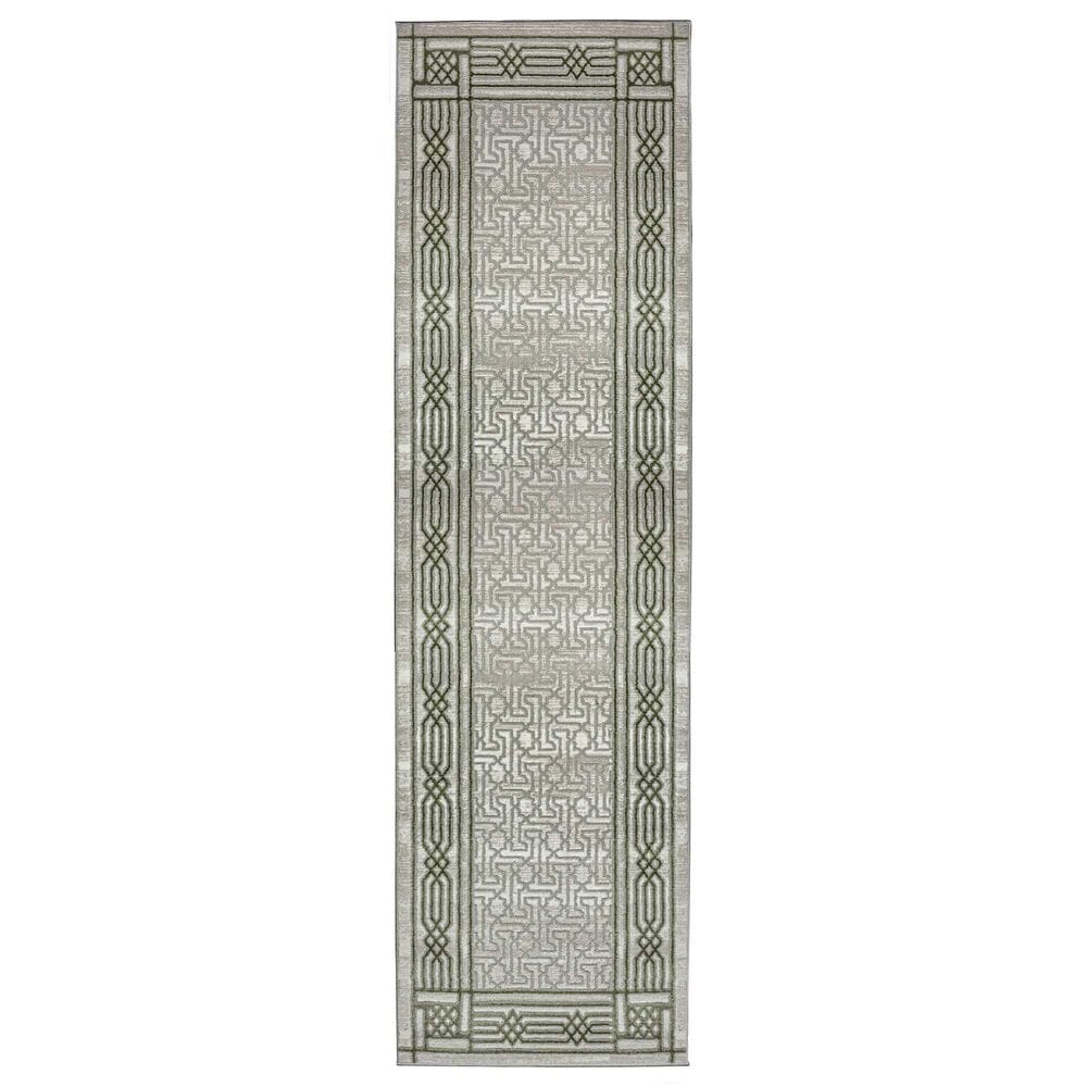 Radici USA Davide Southwestern 2"2" x 7"7" Green Area Rug, , large