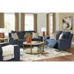 Ashley Danum Manual Reclining Loveseat in Ink, , large