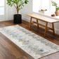 Surya Dresden Off-White, Taupe, Dusty Sage, Ink Blue, Light Gray and Deep Teal 2"7" x 7"3" Runner, , large