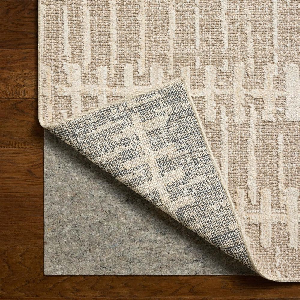 Amber Lewis x Loloi Bexley Taupe and Natural 4' x 6' Area Rug, , large