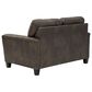 Ashley Navi Stationary Loveseat in Smoke, , large