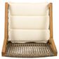 Hearth and Haven 7-Piece Outdoor Rectangular Dining Set with Cream Cushion in Teak, , large