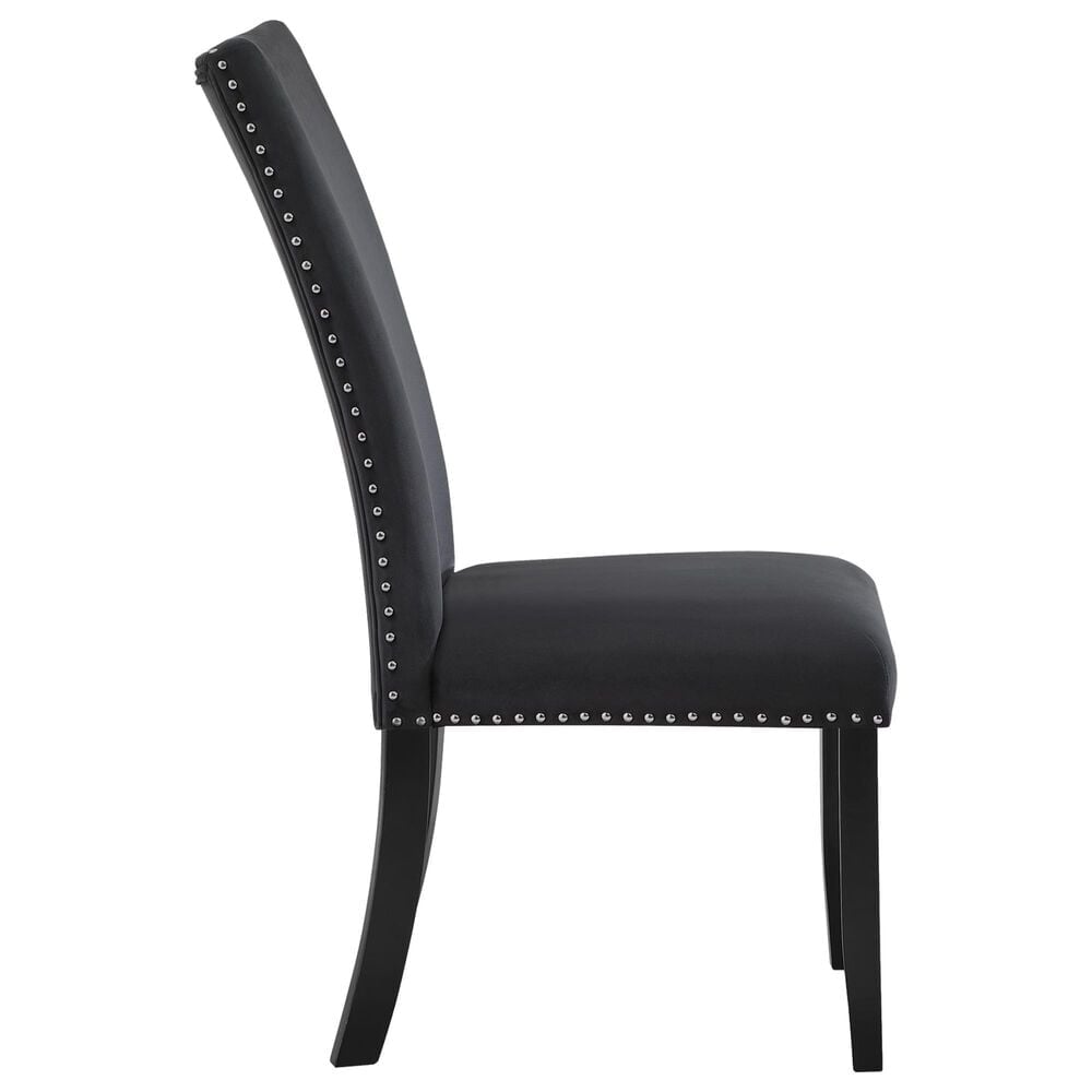 Modern Market Side Chair in Black, , large